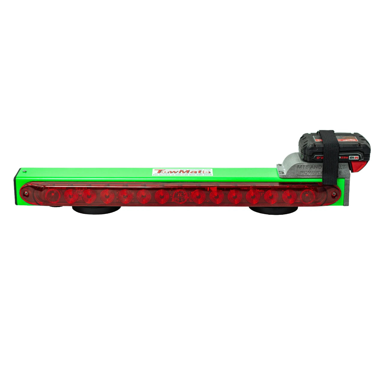 22 Inch TowMate Tow Light with Milwaukee Battery Mount - TM22MDWG