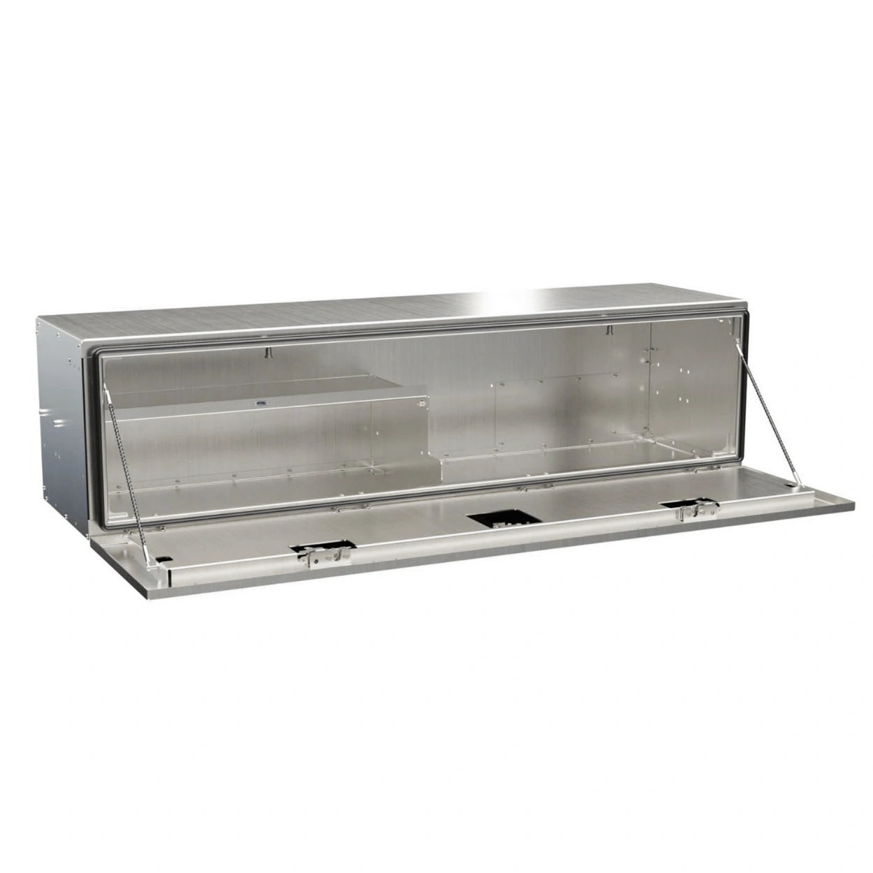 Top-quality In the Ditch tow truck tool boxes: premium 60" aluminum underbody toolbox, durable, 400lbs-rated door as step
