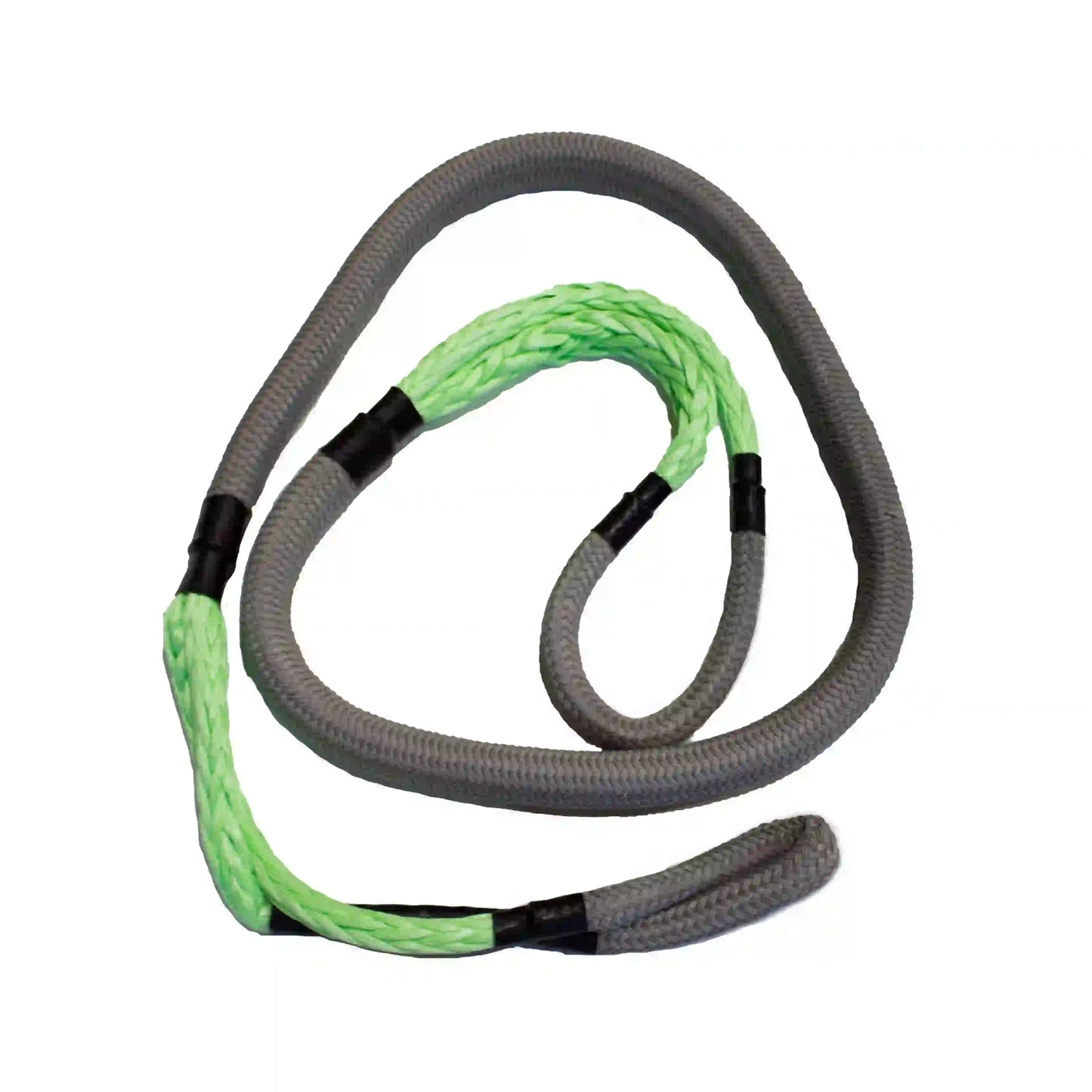 3/4" all-grip green synthetic rope sling used for rigging and lifting