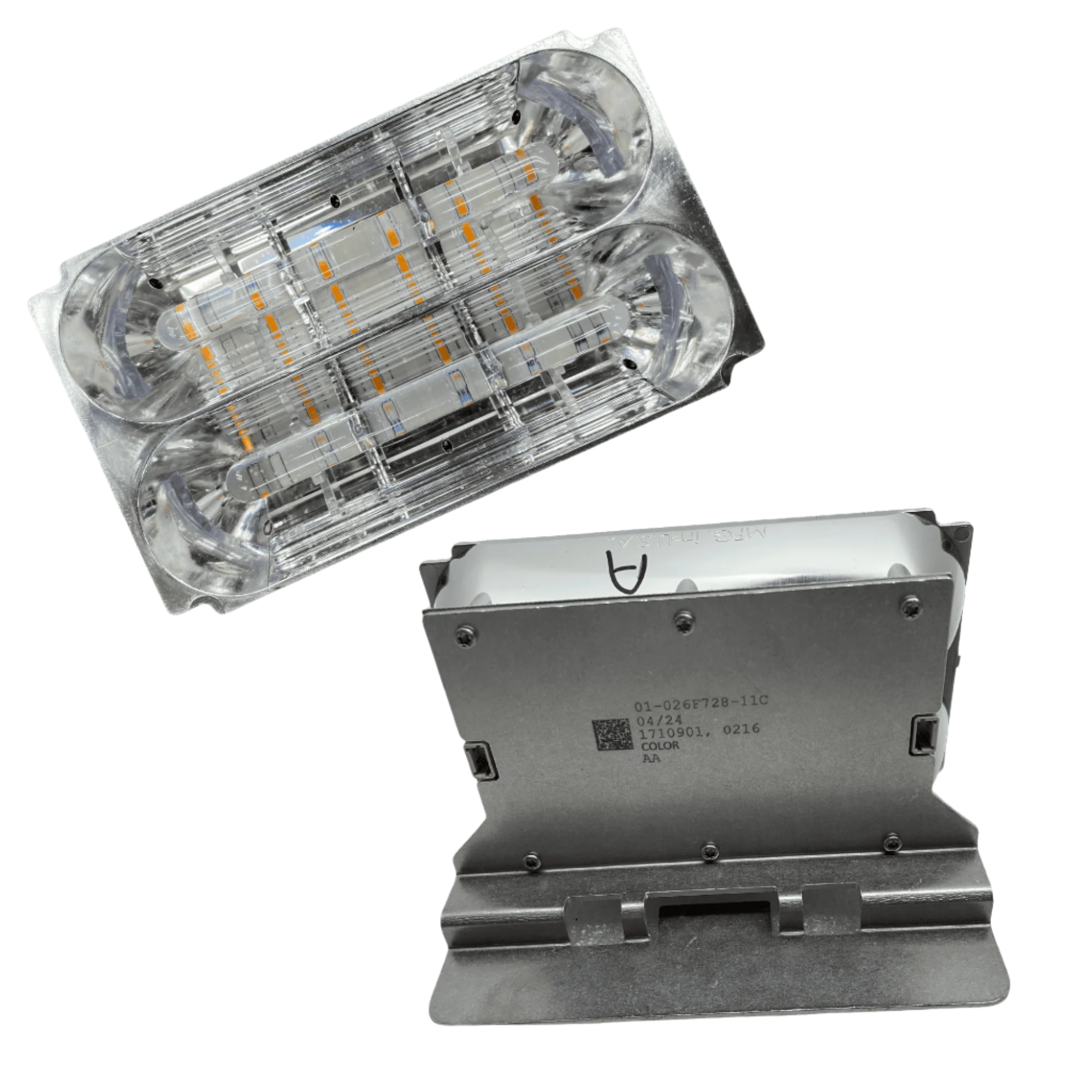Amber LED module replacements for a Whelen Freedom Series Lightbars