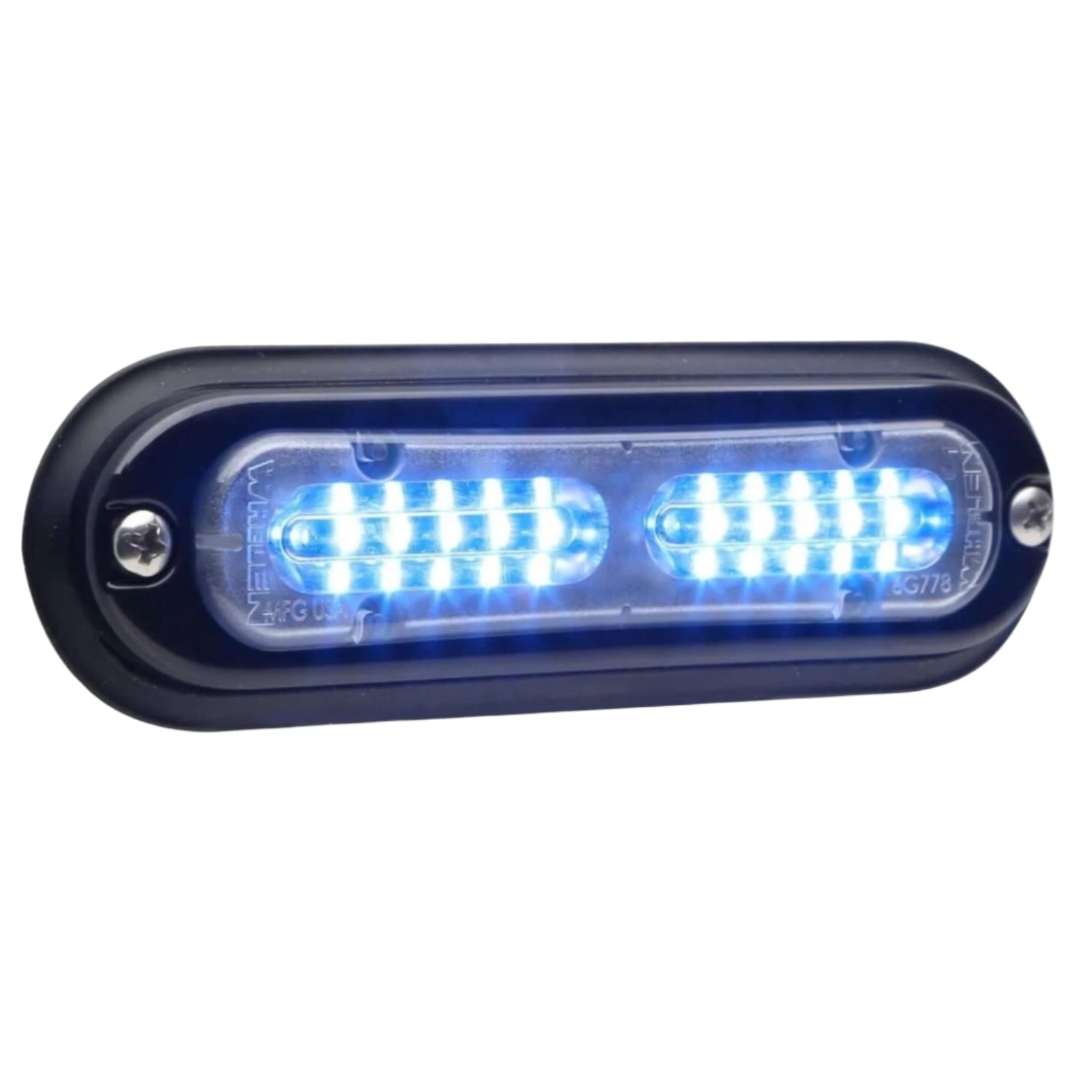 whelen t-series blue linear led lighthead strobe light