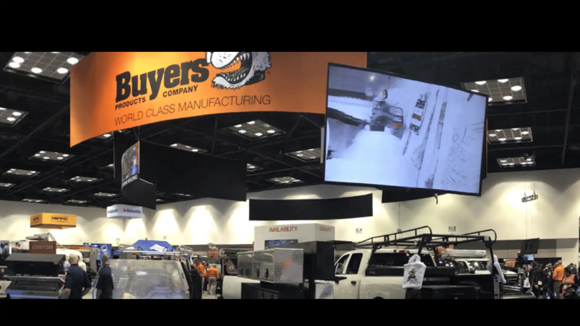buyers products demo at a tow show