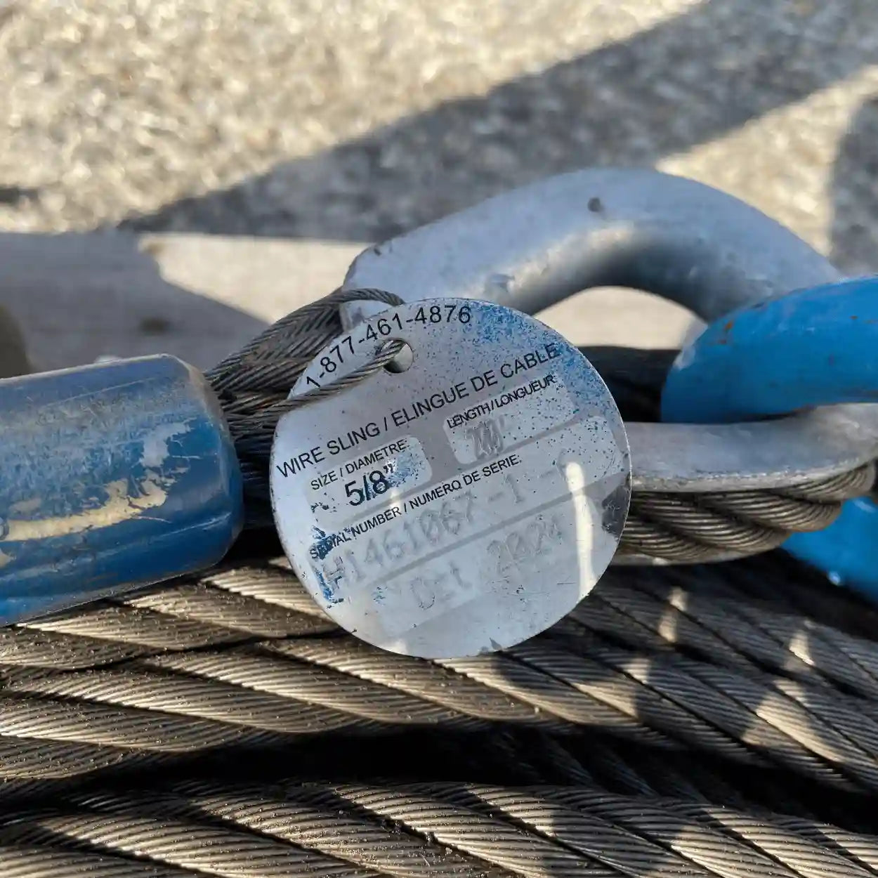 5/8in. x 200ft. Wire Rope with Swivel Hook - NRC Industries