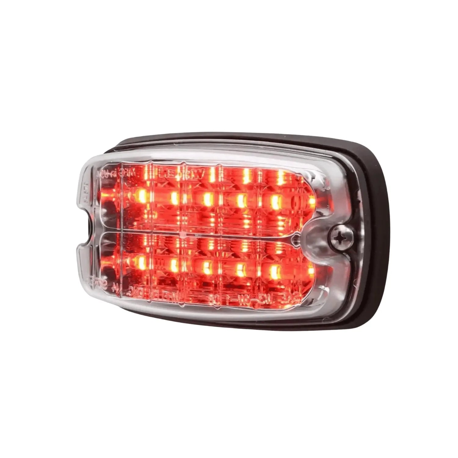 red m4 series linear super led strobe lights from whelen. premium truck emergency and warning lights