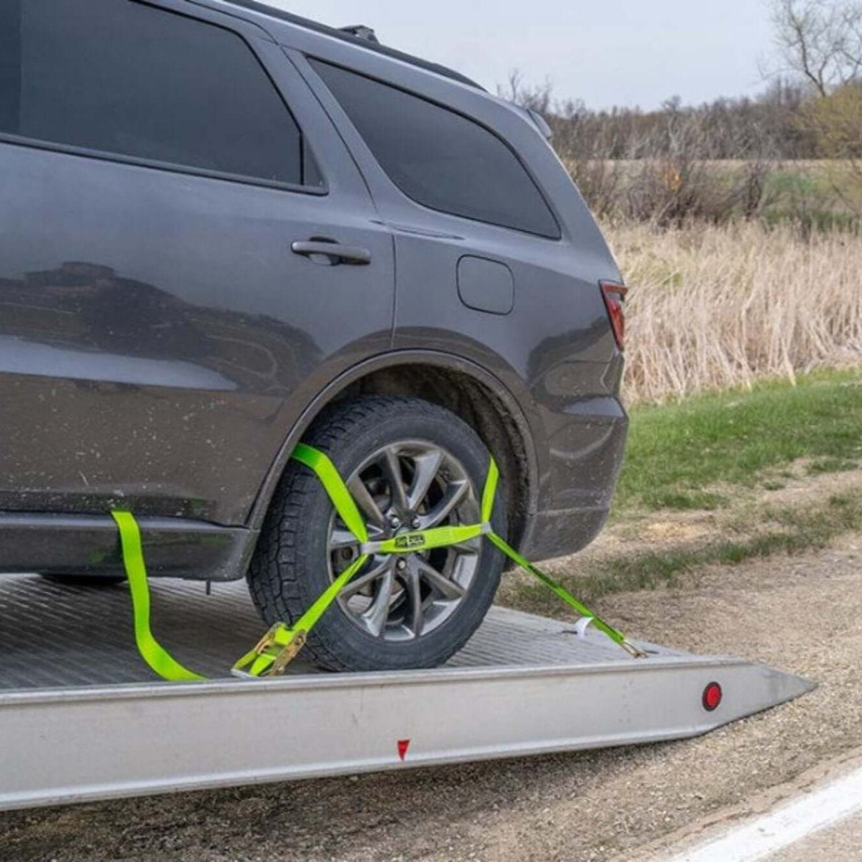 8 point tie down kit for vehicle recovery. Best wheel tie-down straps for towing & hauling