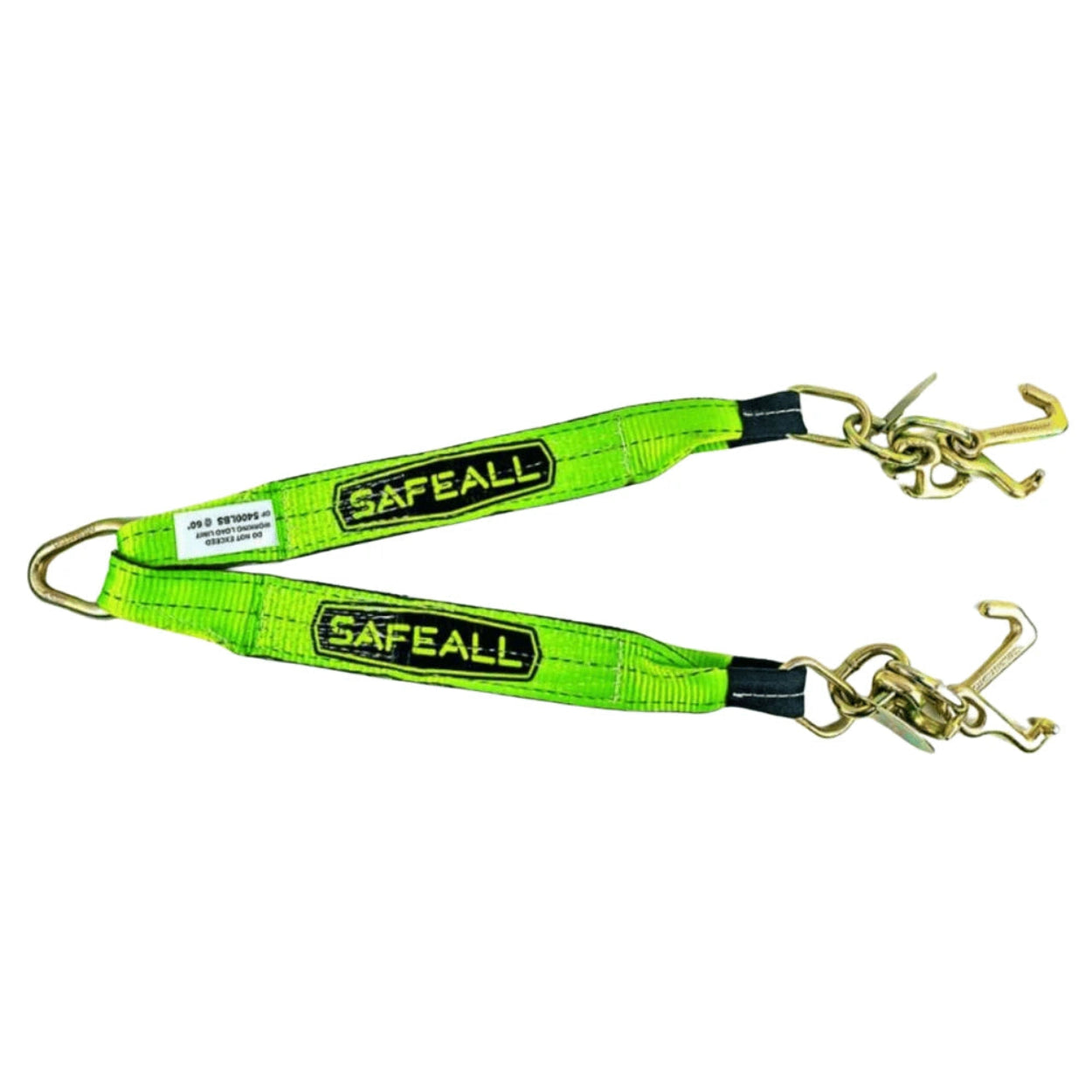 Picture of SafeAll V-Strap with Mini J, R, T. Essential for loading vehicles onto car carriers