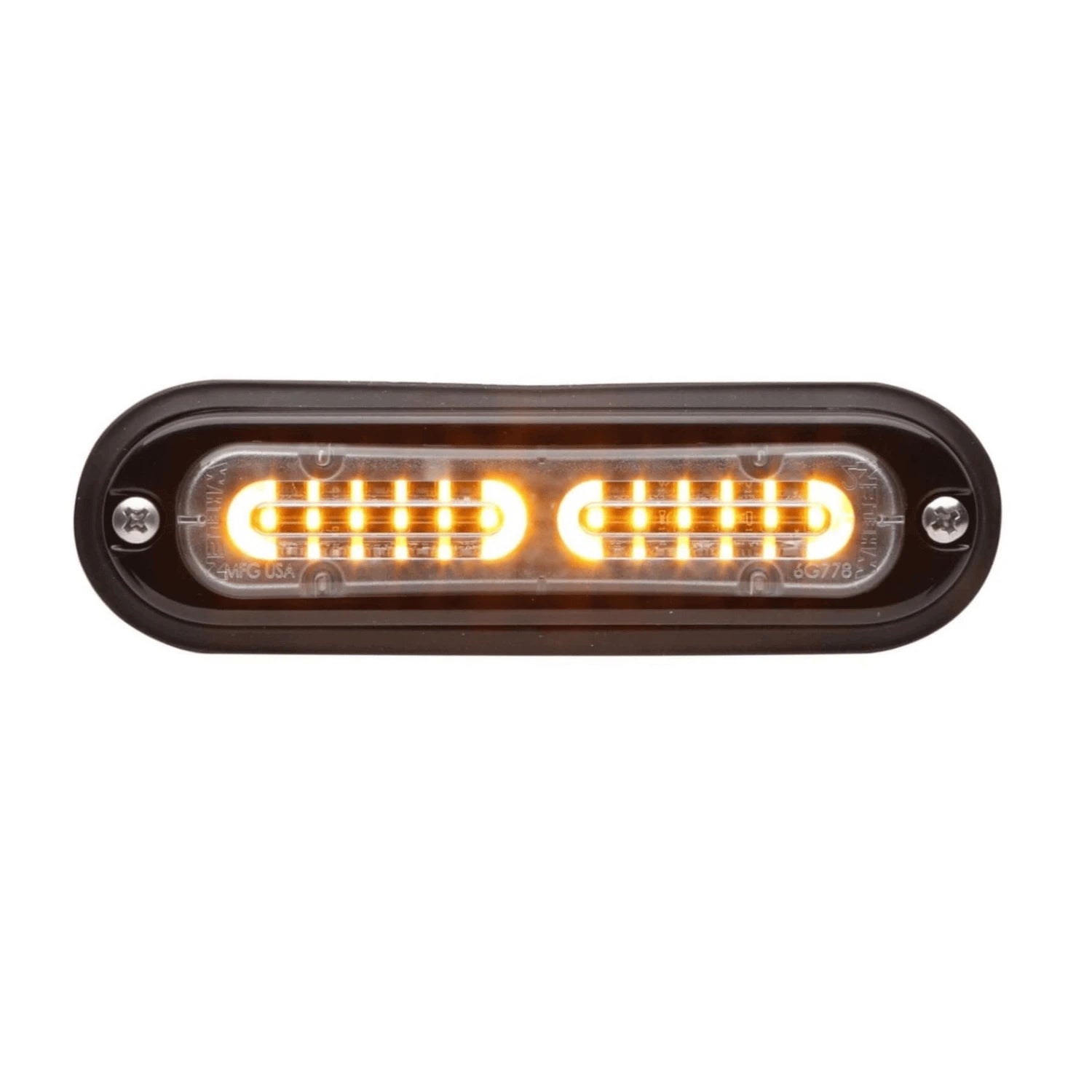 whelen t-series amber linear led lighthead - emergency and warning lights - tlia