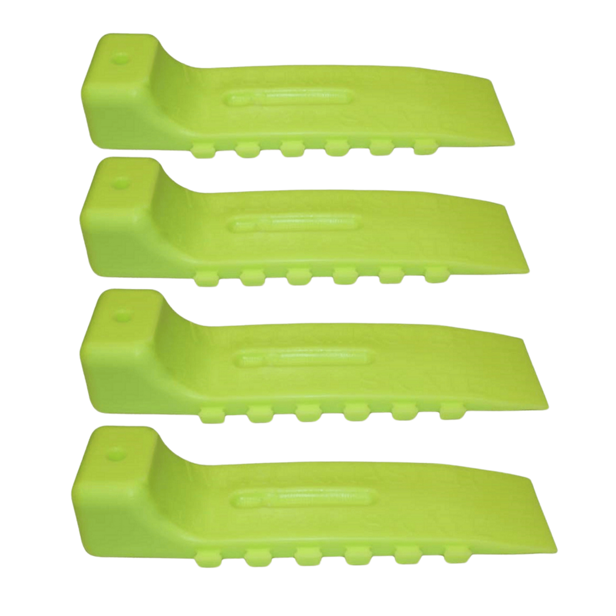 Neon Green Interlocking Tire Skates