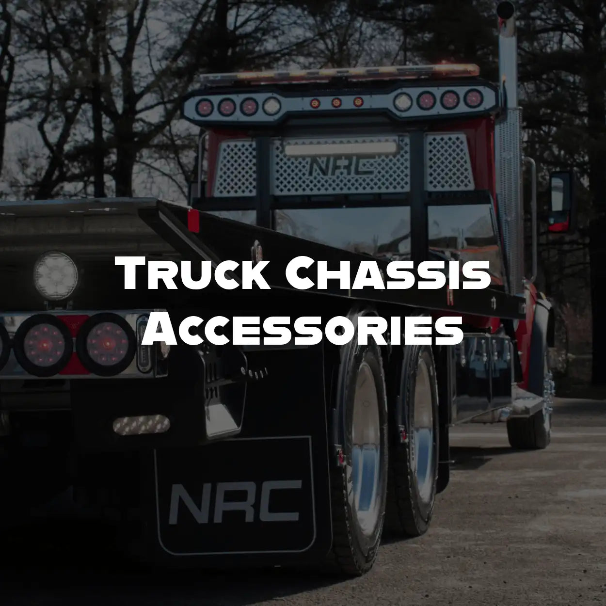Chassis accessories for semi trucks - hub cap covers, fenderetters, and fenders