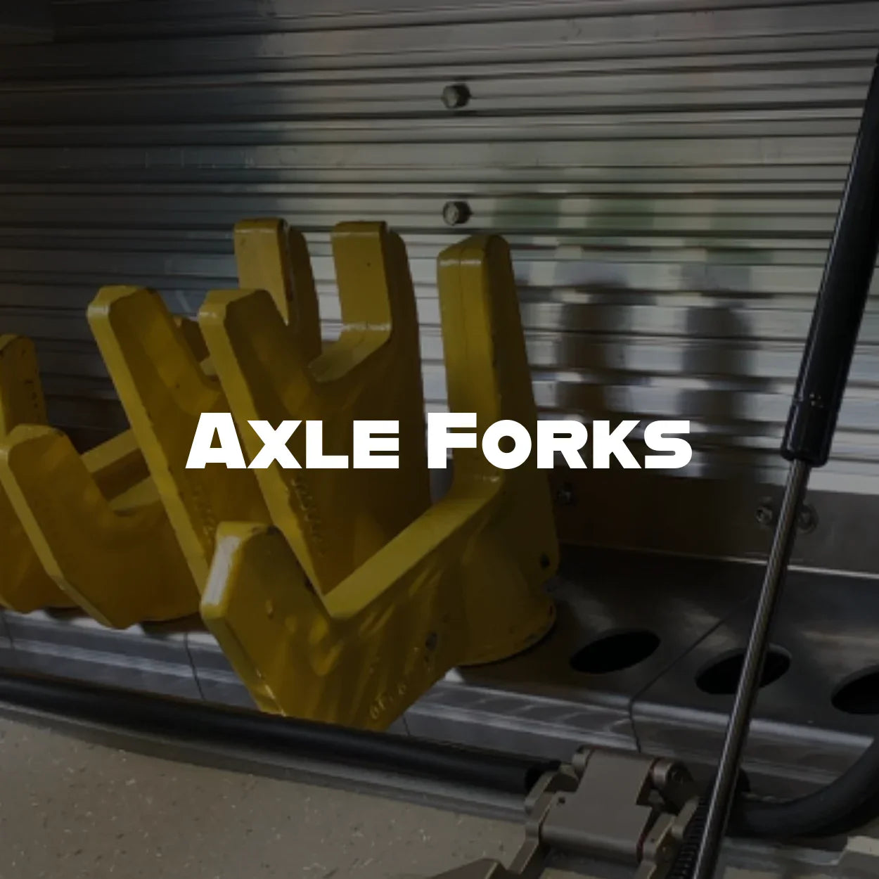 heavy duty axle forks for vehicle towing