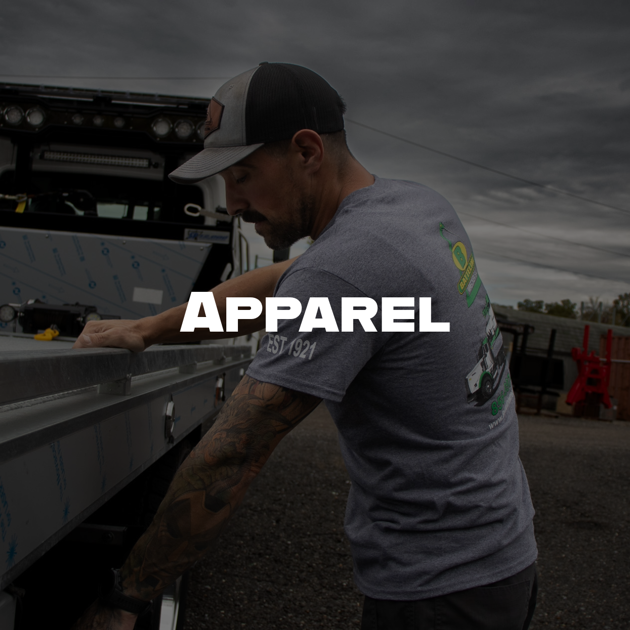 battelini wrecker sales tow truck apparel
