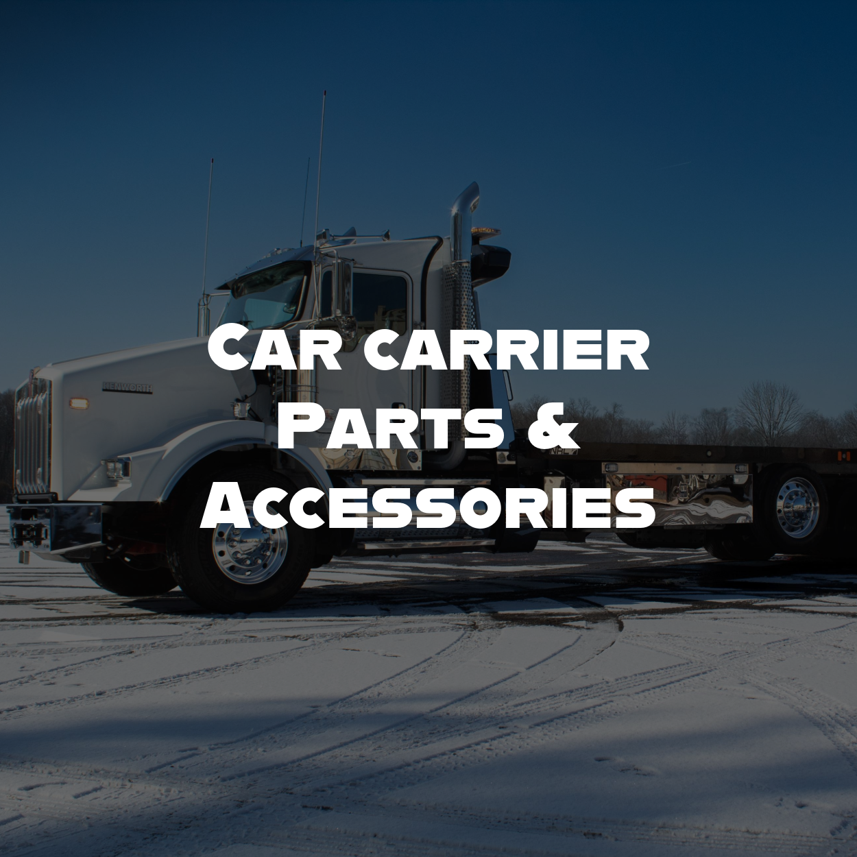 40tb NRC Car Carrier with Stainless Steel Toolboxes and Towing Equipment installed