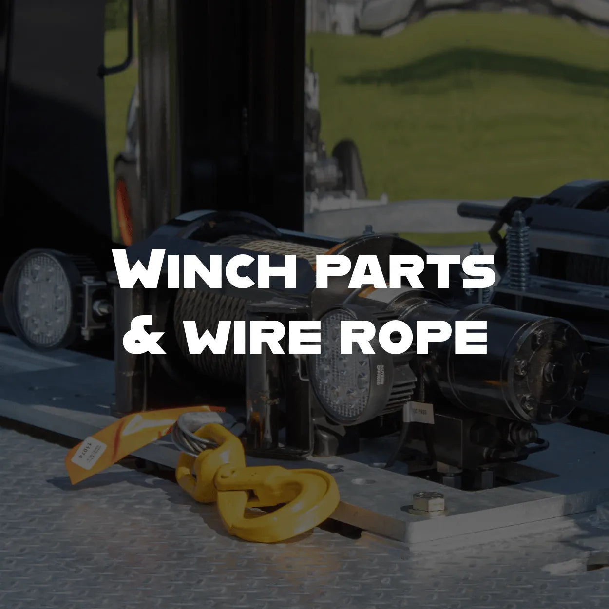 winches, winch parts and wire rope for tow trucks