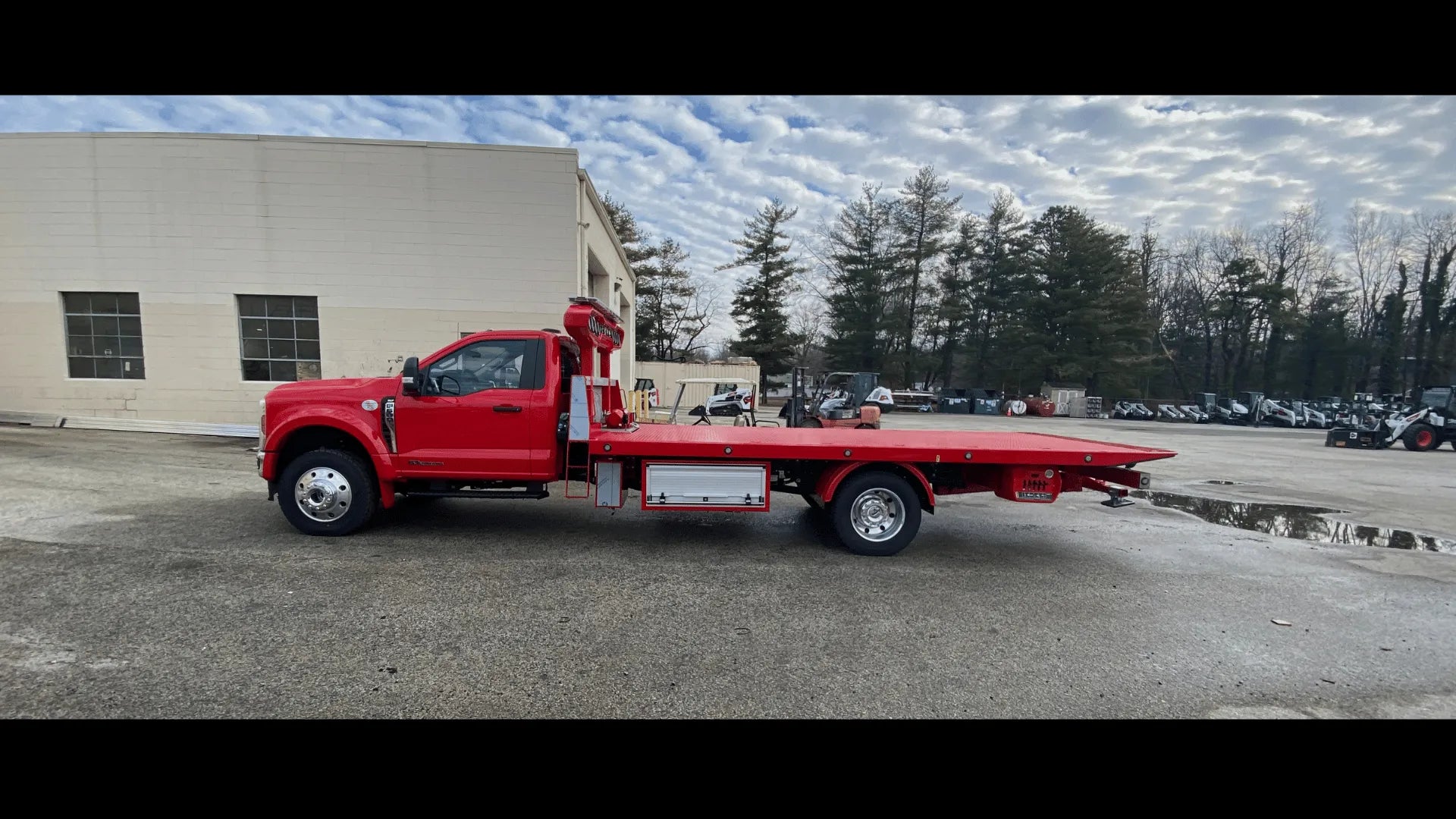 Red 10TB NRC Car Carrier Tow Truck