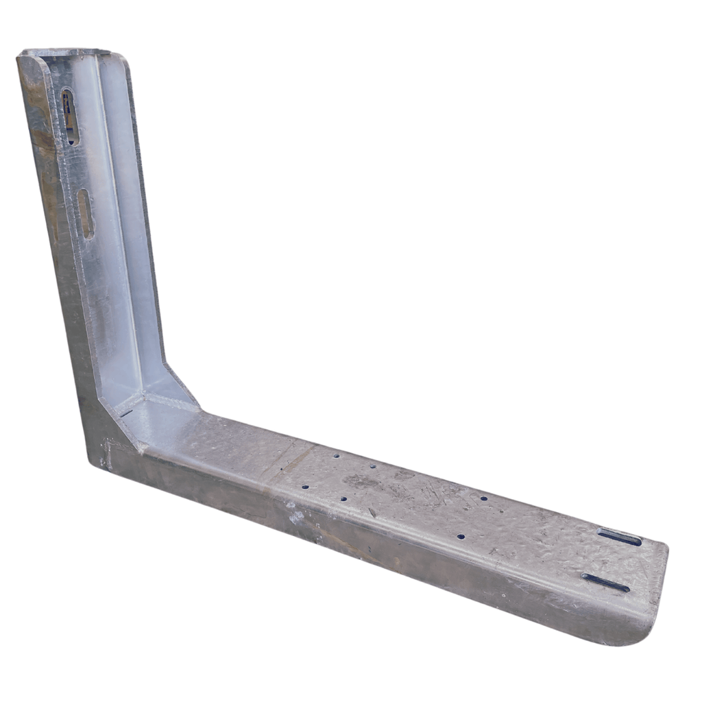 18.5" galvanized toolbox brackets for installing underbody truck toolboxes 