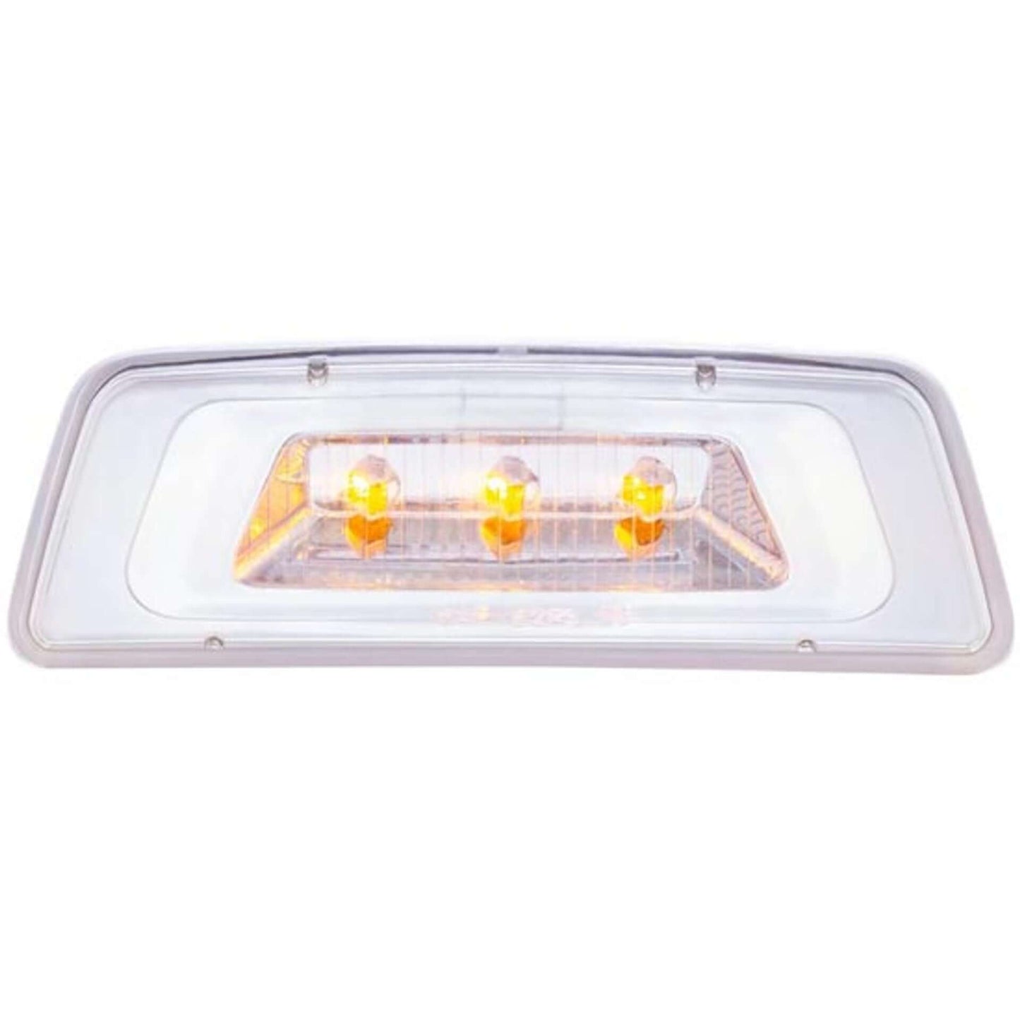 United Pacific 3 LED Clear Amber Turn Signal/ Parking Light