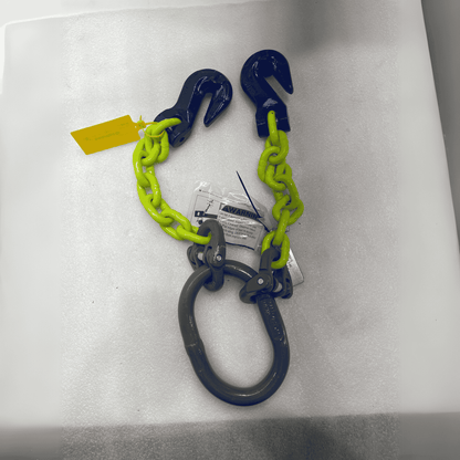 grade 100 1' leg V-chain with grab hooks