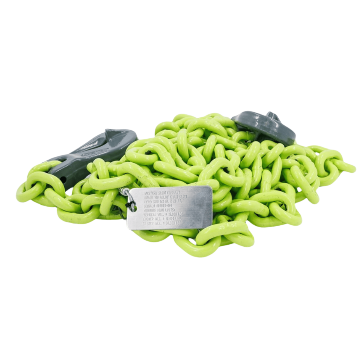 Recovery chain: 1/2" grade 100 heavy duty, perfect for truck tool box and wrecker supplies.