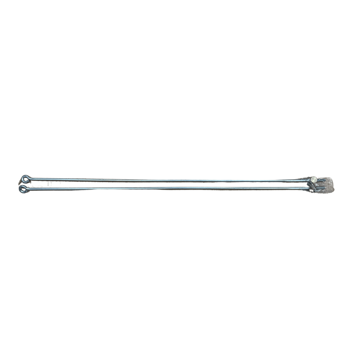 this connection rod connects the paddle lock to the latches so lifting the paddle handle will unlock and open the toolbox door