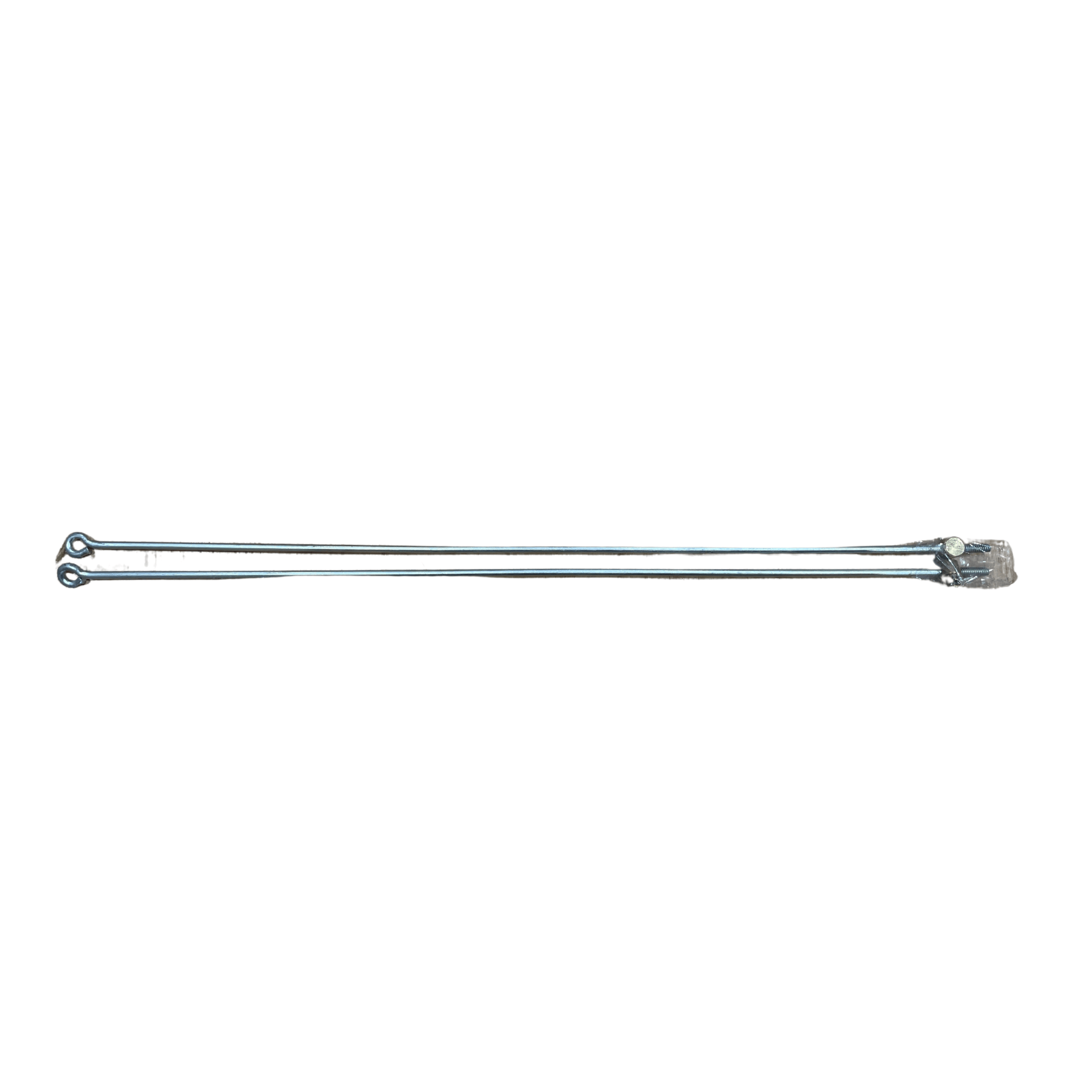 this connection rod connects the paddle lock to the latches so lifting the paddle handle will unlock and open the toolbox door