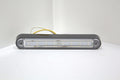 LED position marker light with a sleek black bezel, ideal for wrecker body clearance and enhanced visibility.