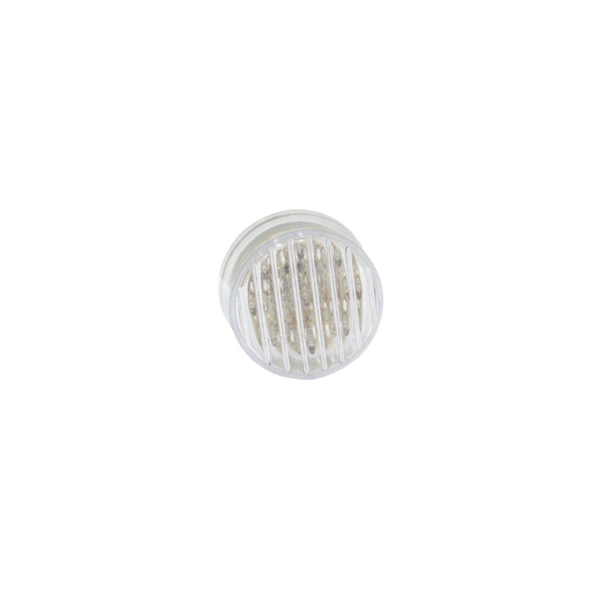 2 inch 9 diode LED clearance marker light with clear lens for  NRC carrier trucks. enhanced visibility and road compliance.