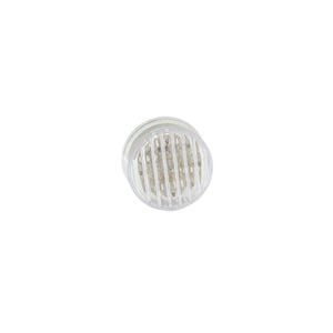 2 inch 9 diode LED clearance marker light with clear lens for  NRC carrier trucks. enhanced visibility and road compliance.