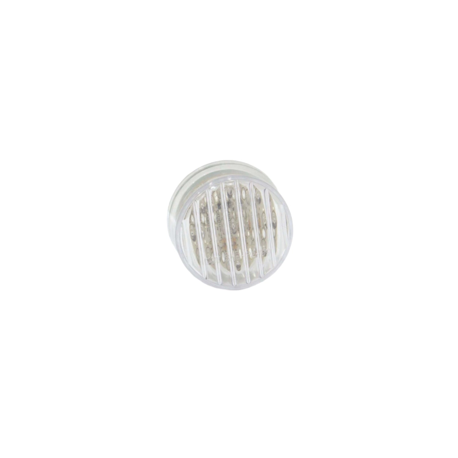 2 inch 9 diode LED clearance marker light with clear lens for  NRC carrier trucks. enhanced visibility and road compliance.