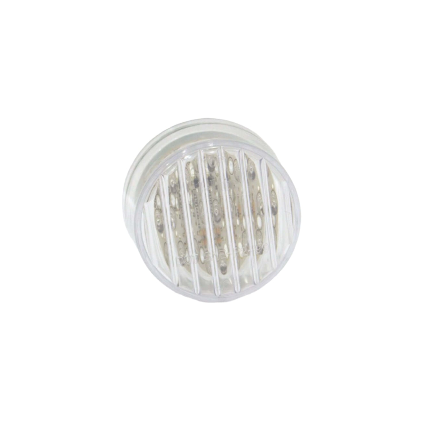 2-inch 9 diode LED clearance marker light with clear lens for NRC carriers, designed for visibility and durability on the road.