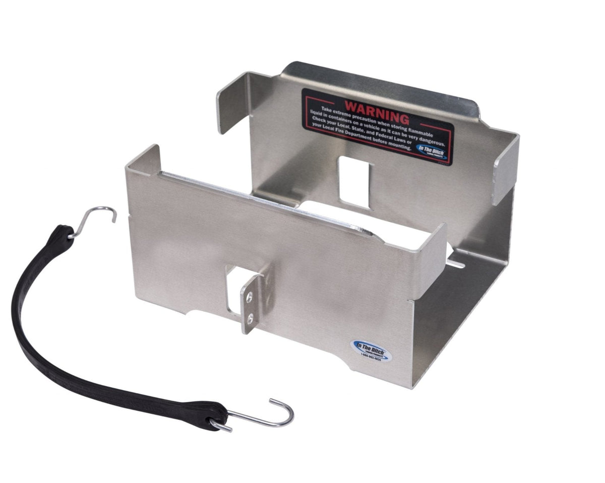 container mount - gas can holder - toolbox accessories - towing