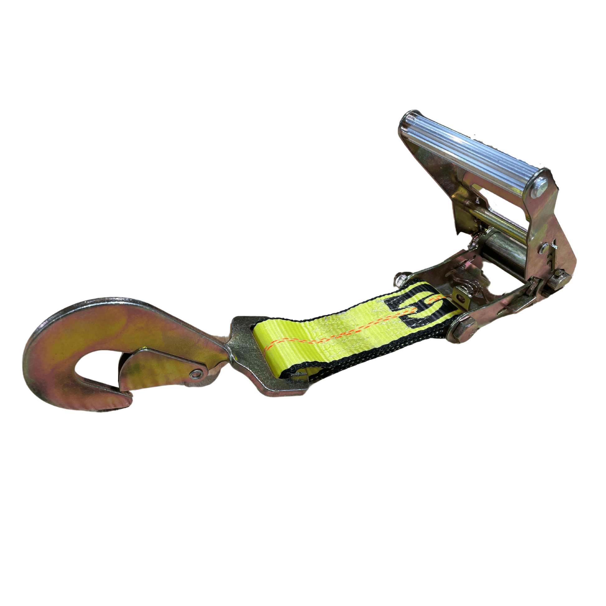 2" Ratchet with Pro Strap and Twisted Snap Hook