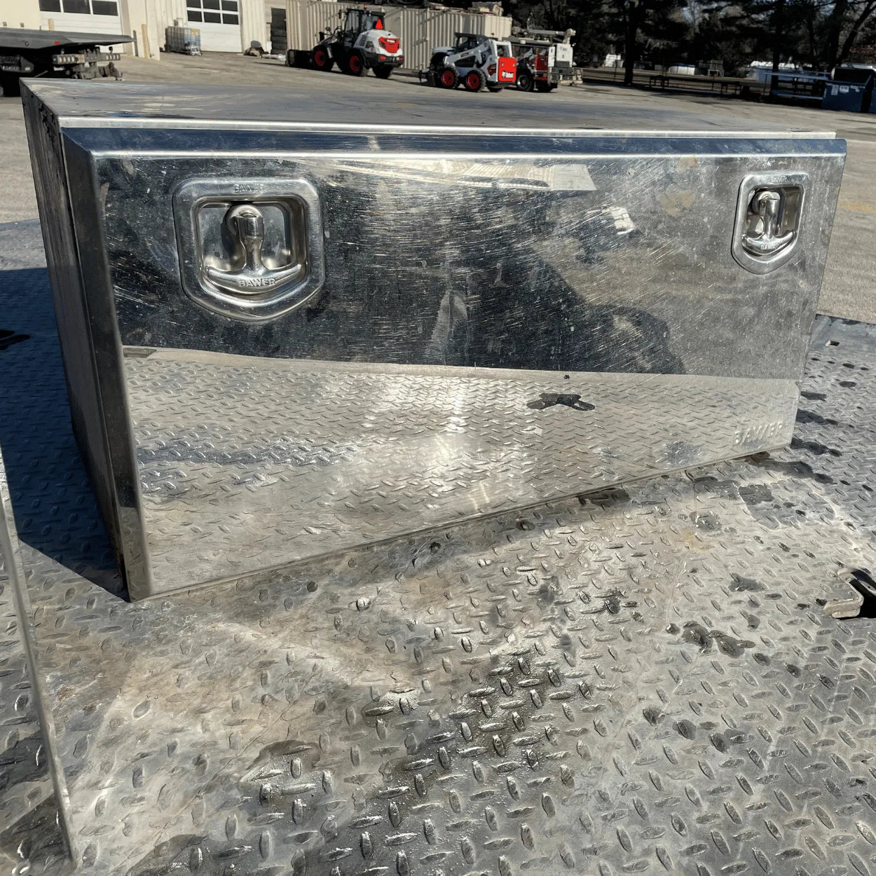 Used 18x18x36 Bawer Stainless Steel Tool Box