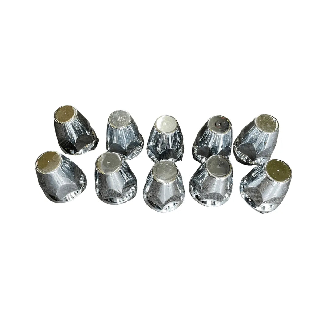 33mm chrome plastic threaded lug nut covers for semi trucks