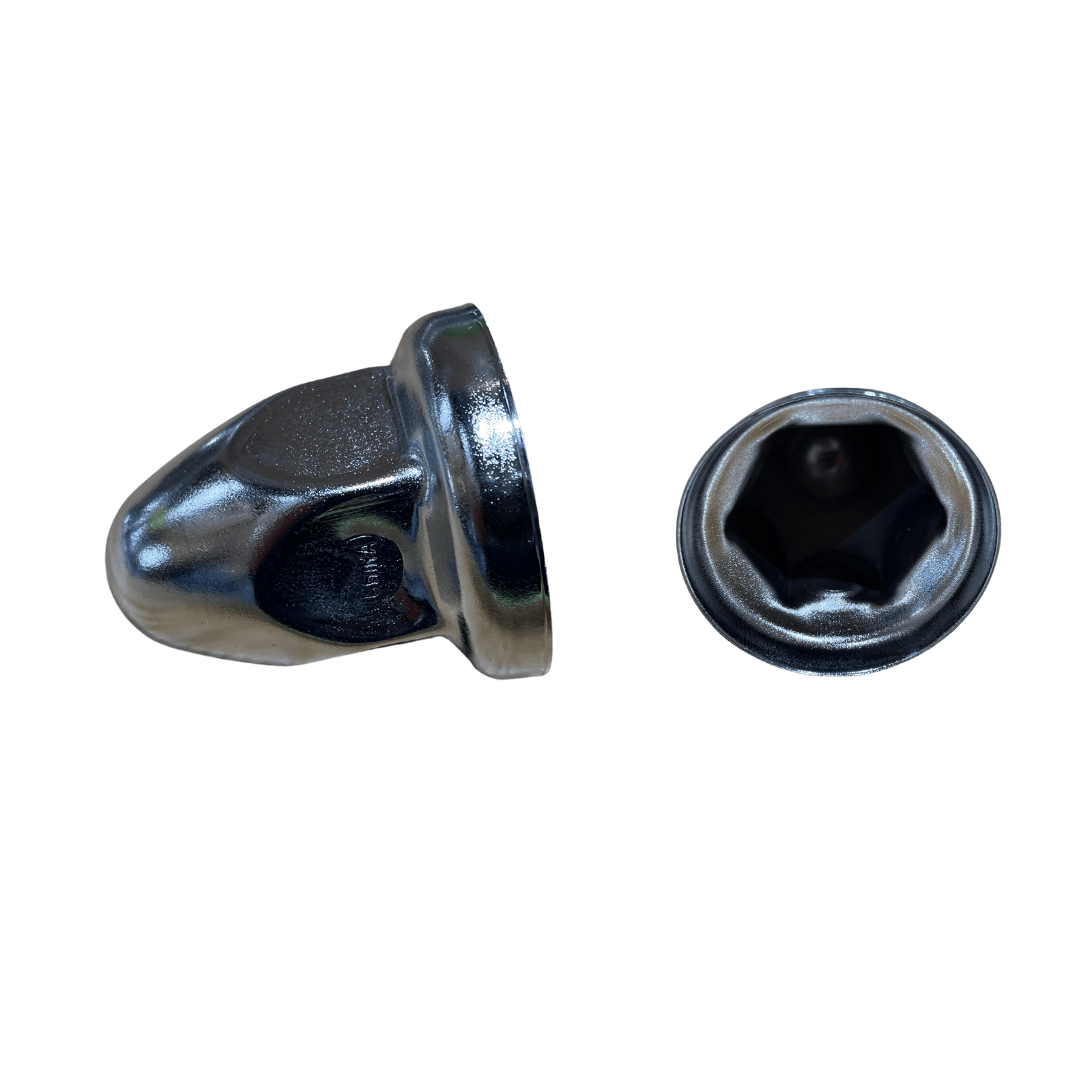 33mm steel chrome lug nut covers for trucks