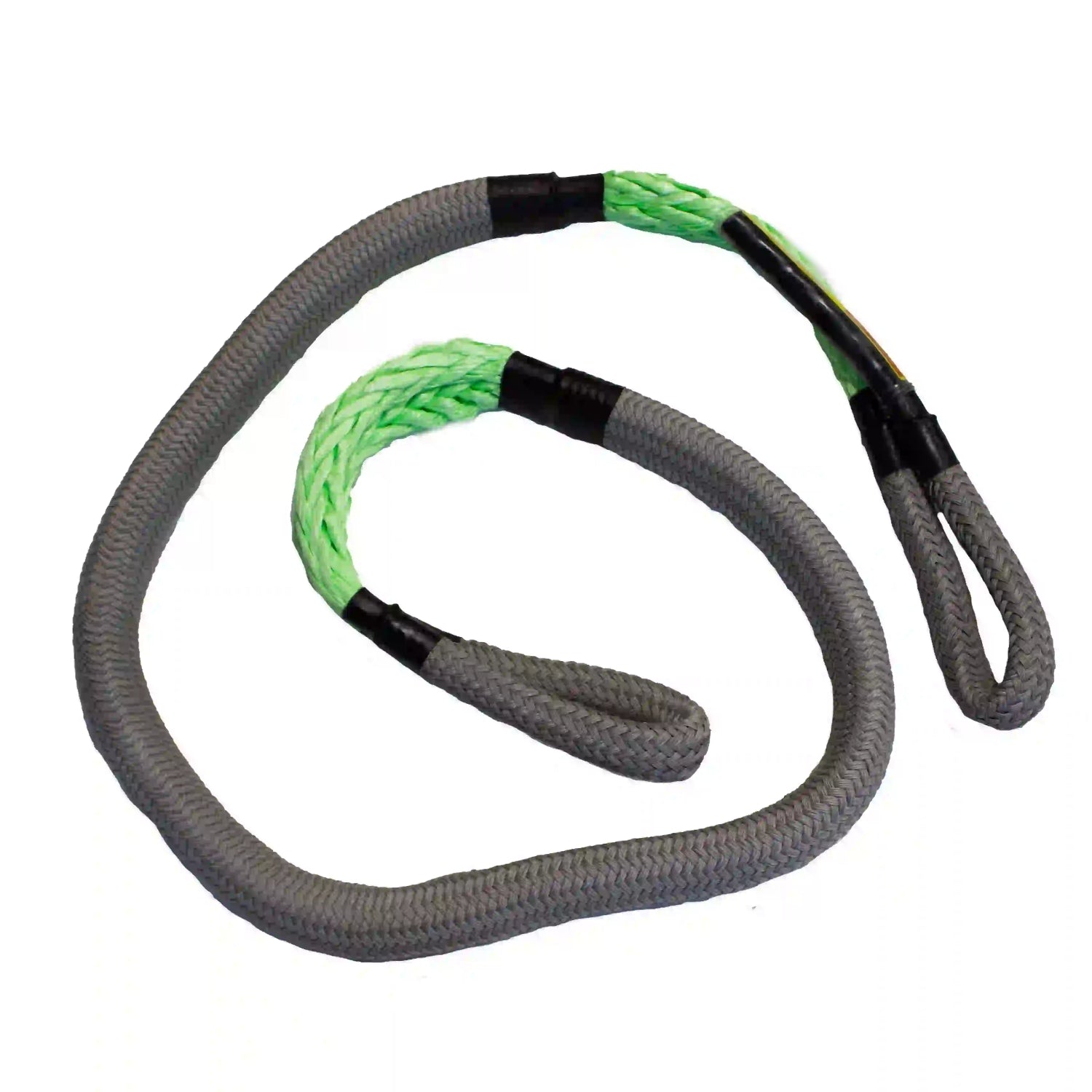 3/4" all-grip green synthetic rope sling used for rigging and lifting