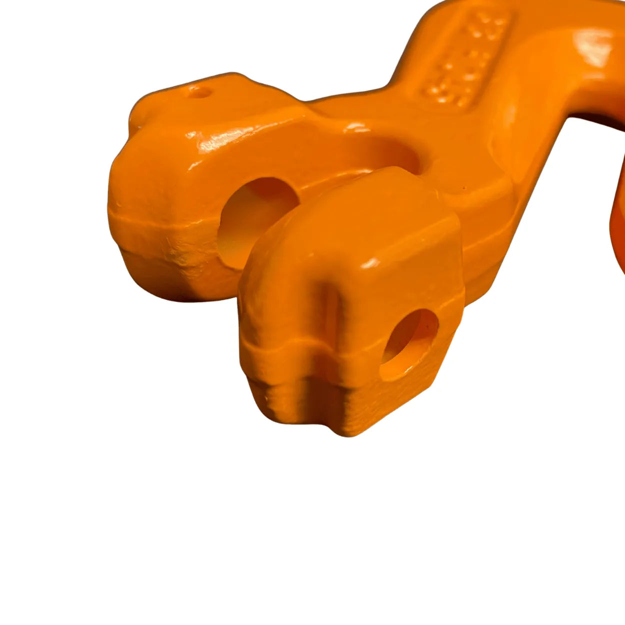 highlighting the attachment side of a 3/8" grade 100 clevis grab hook - #XCG375NC