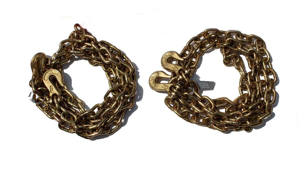 grade 70 gold transport chain used to secure cargo and vehicles during recovery