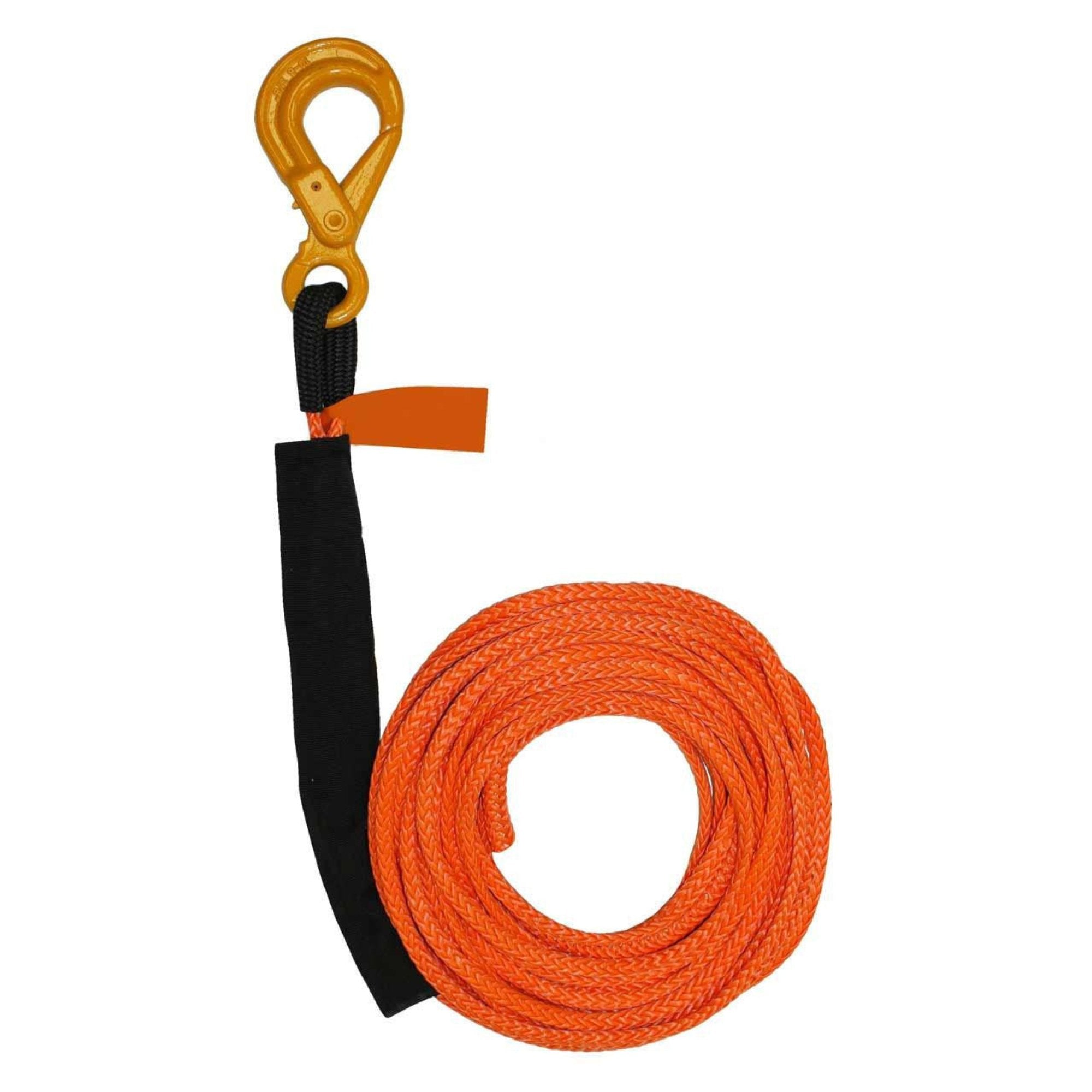 synthetic rope - winch line - self locking hook