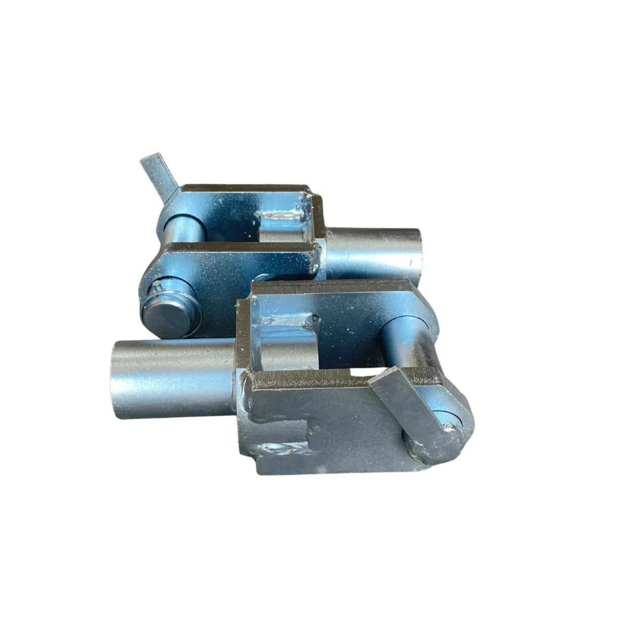 tow eye bus axle fork set with 3 in. width for vehicle recovery