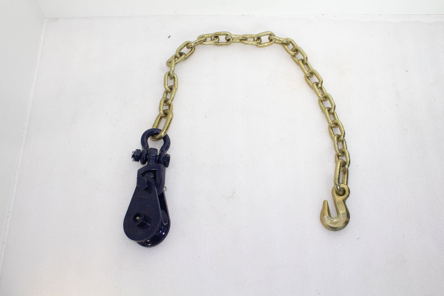 3" snatch block with chain - g70 chain - towing equipment - 6i-2JSW30