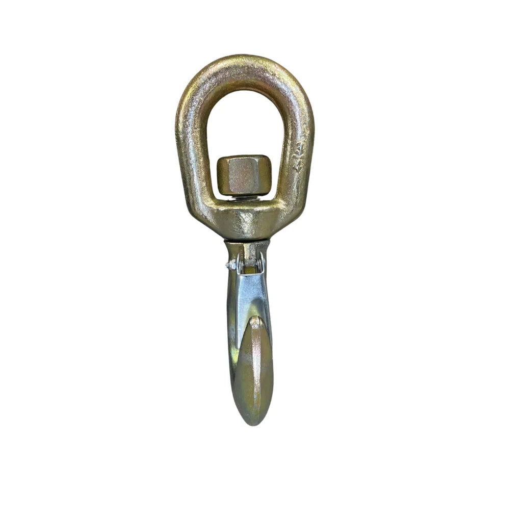 B/A Products 4-5TASHL 5-ton swivel hook with spring safety latch and swivel eye