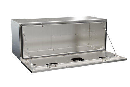 Best tow truck tool box: In the Ditch pro series tool box, customizable 48" aluminum, durable, 400lbs-rated door as step