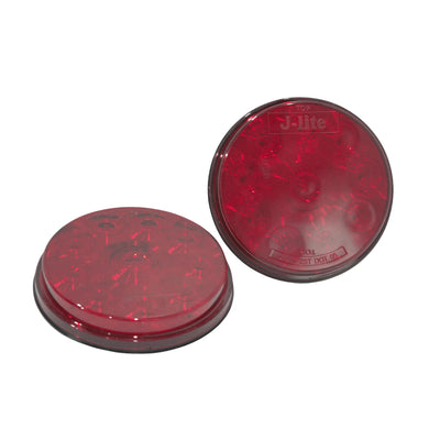 4" round red lens stop/turn/tail light 