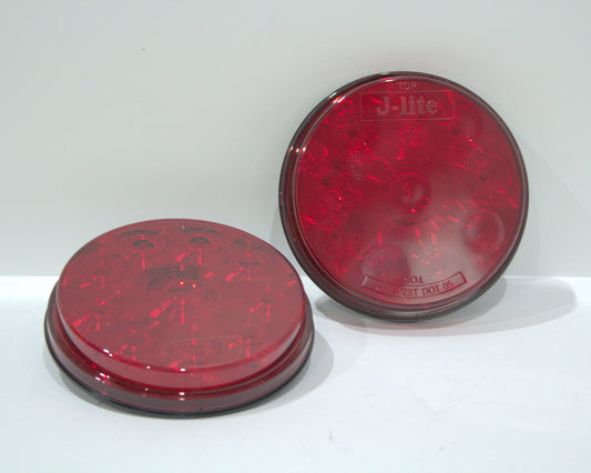 4" round red signal J-Lite light