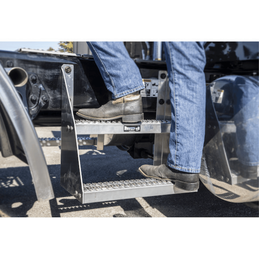 Class 8 Aluminum Frame Steps for Semi Trucks