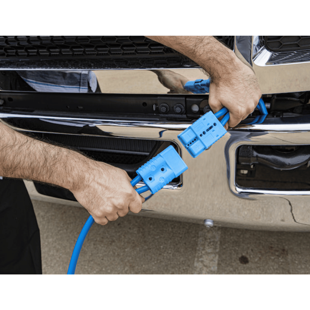 32.5 Foot Long Booster Cables with Red Quick Connect - 800 Amp