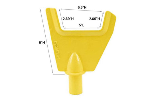 Miller medium axle fork - miller forks - towing forks - towing equipment