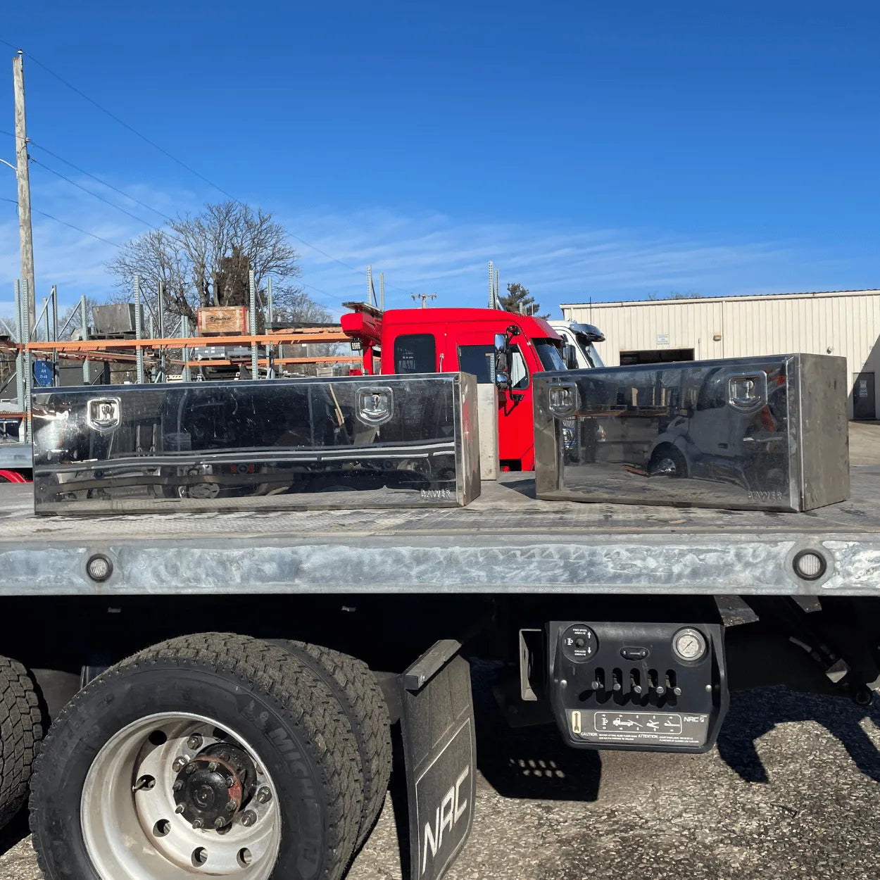 Used 18x18x36 Bawer Stainless Steel Tool Box