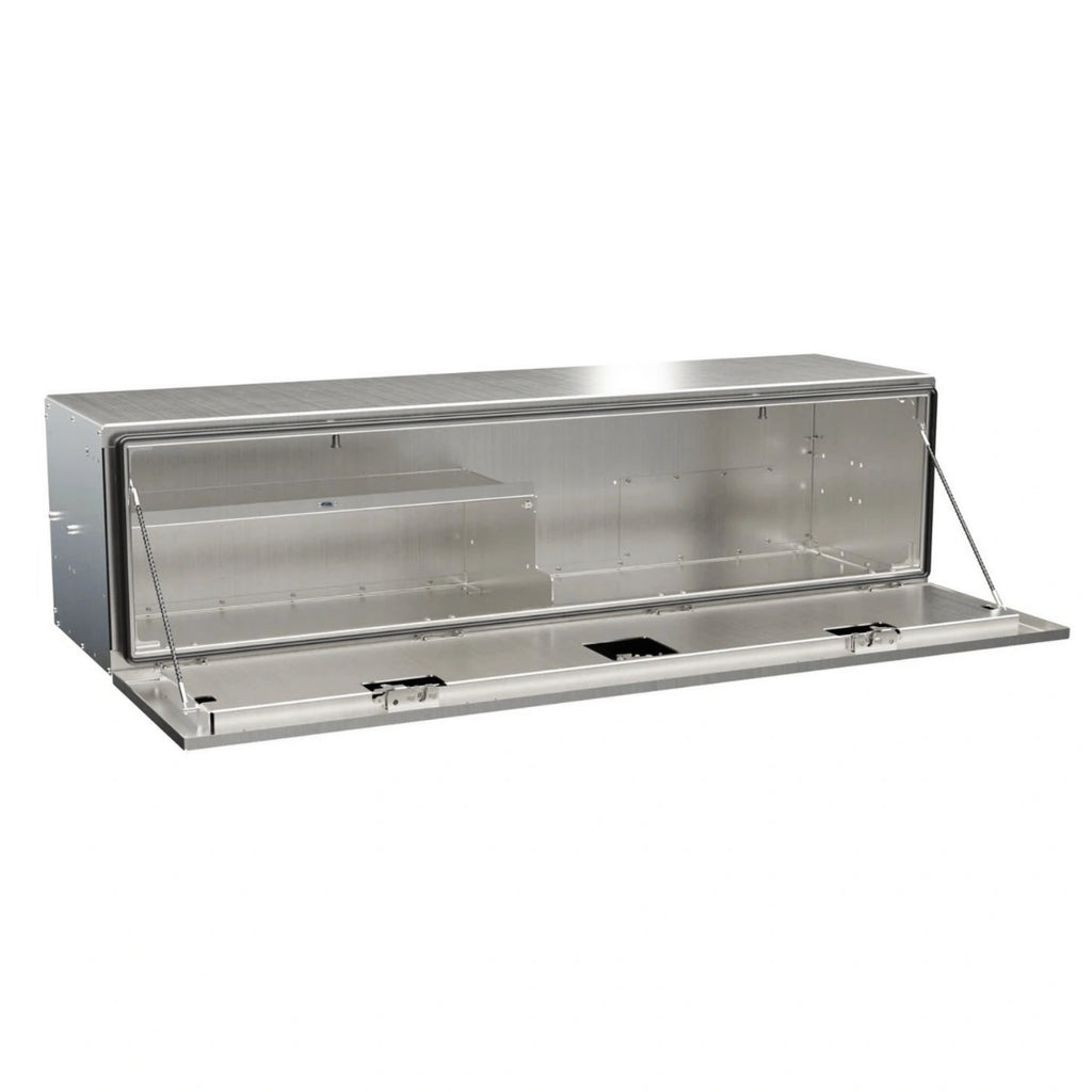 Top-quality In the Ditch tow truck tool boxes: premium 60" aluminum underbody toolbox, durable, 400lbs-rated door as step