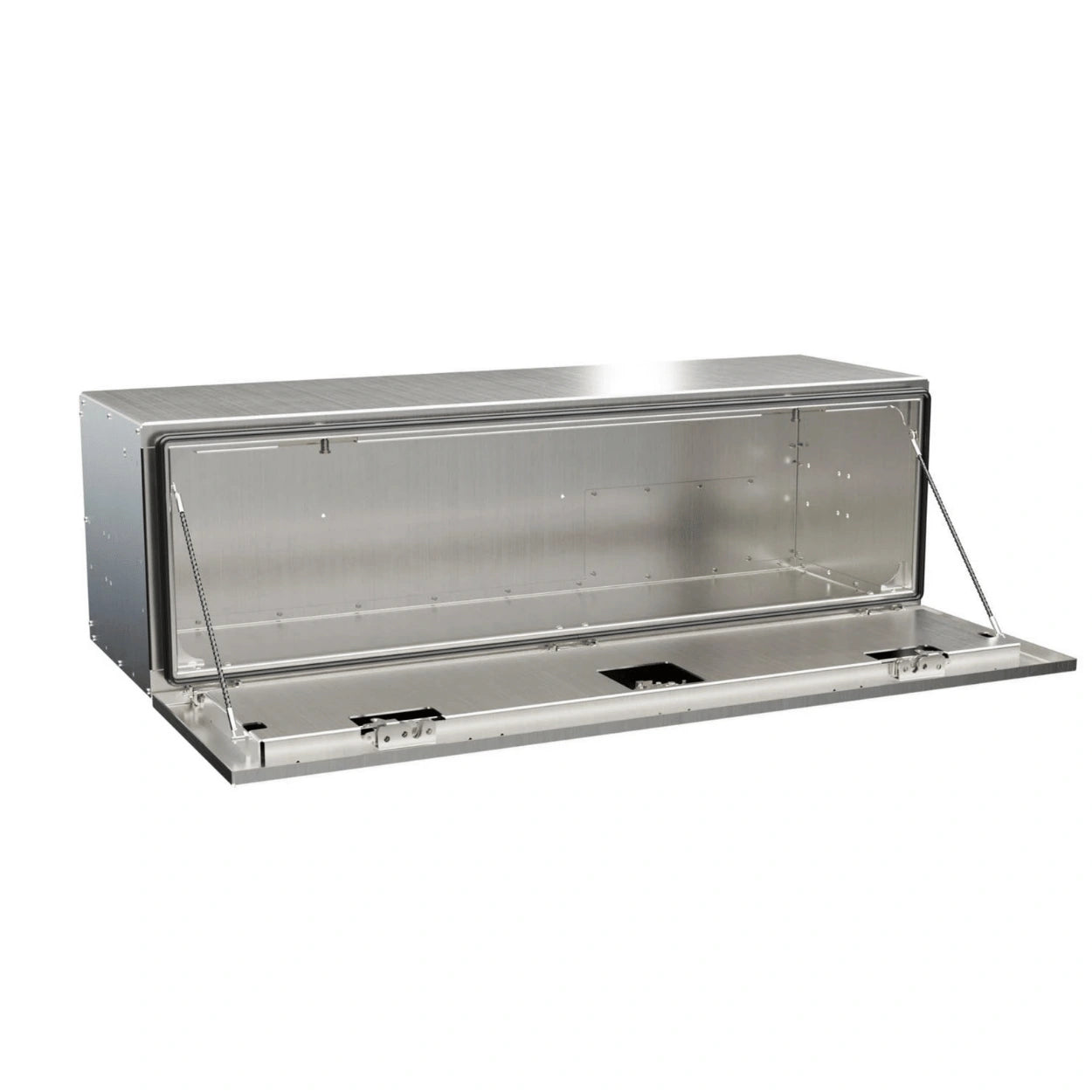 Best tow truck tool box: In the Ditch pro series tool box, customizable 60" aluminum, durable, 400lbs-rated door as step